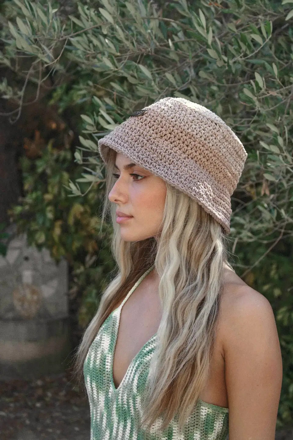 BUCKET Hat -Brown Ombre