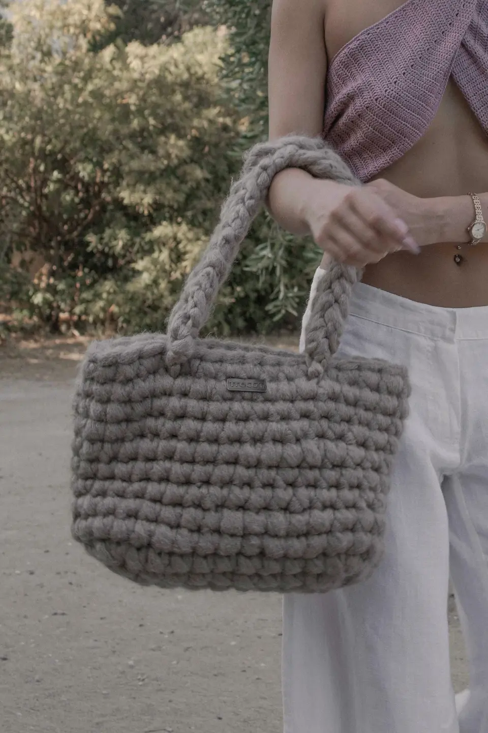 FLUFF Bag -Gray Green