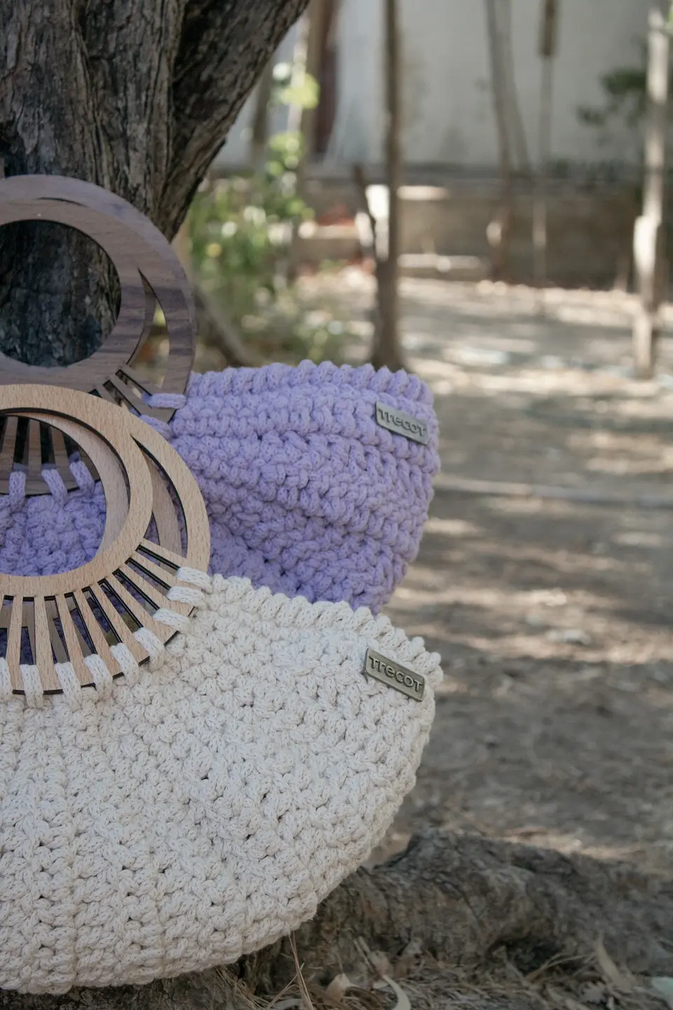 COQUILLE Bag -Beige & Lilac